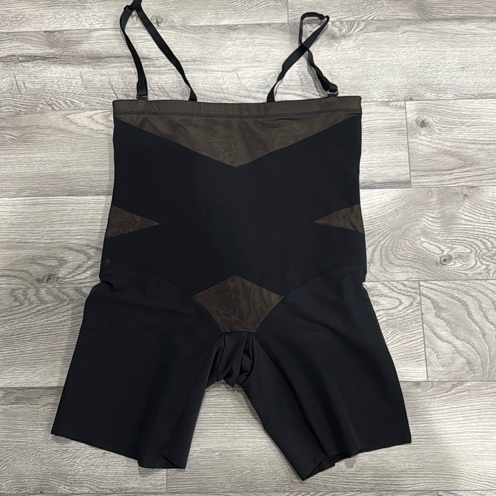 Honeylove Open‎ Bust Shapewear Black One Piece Size 3X